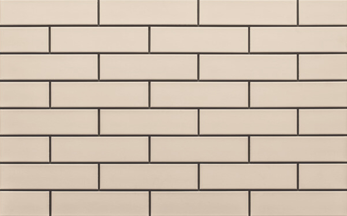 Фасадная клинкерная плитка Cerrad Krem Gladka, 245x65x6.5 мм