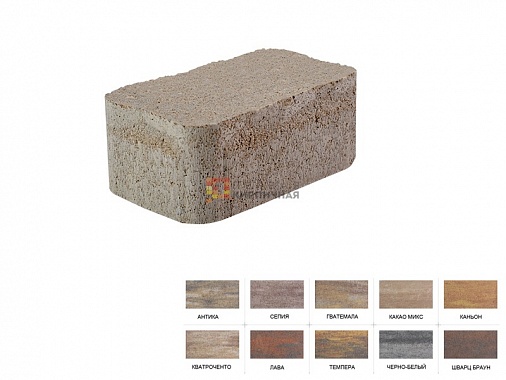 Тротуарная плитка ФАРБШТАЙН «Арена» h60 мм