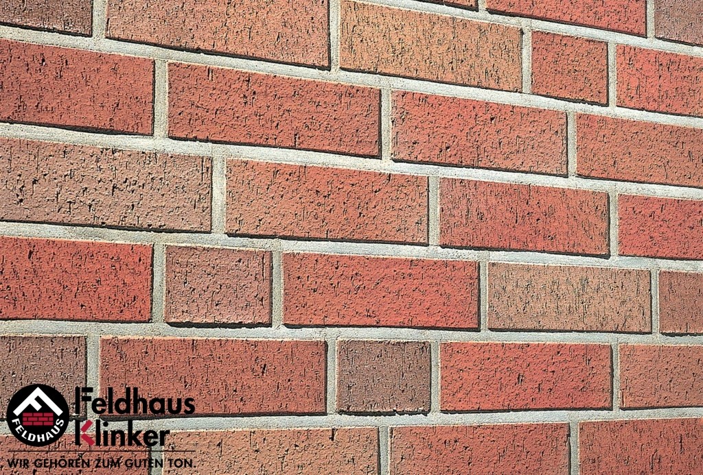 Клинкерный Кирпич K301 Lava Rugo, Feldhaus Klinker