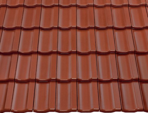 Керамическая черепица ТОПАЗ 13V медный, Braas